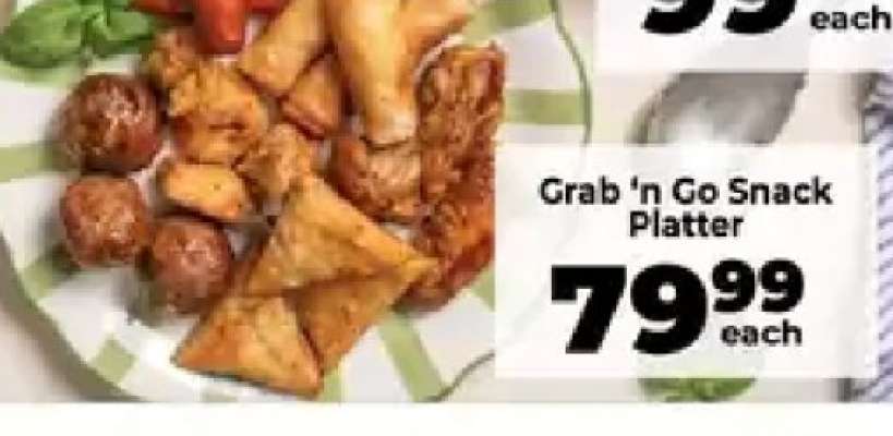 Grab 'n Go Snack Platter