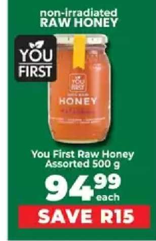 You First Raw Honey Assorted 500 g