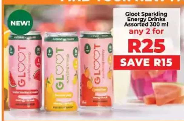 Gloot Sparkling Energy Drinks