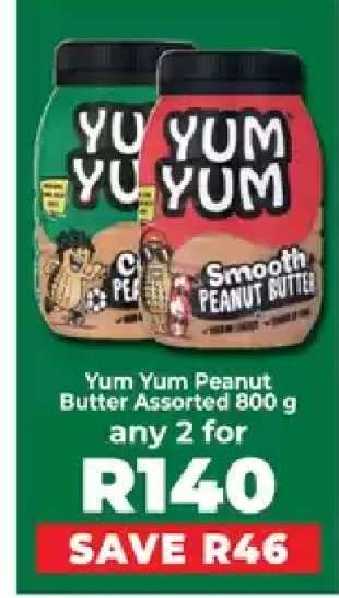 Yum Yum Peanut Butter Assorted 800 g