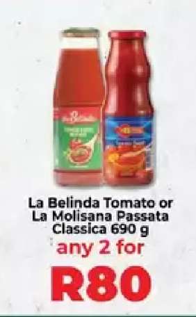 La Belinda Tomato or La Molisana Passata Classica 690 g