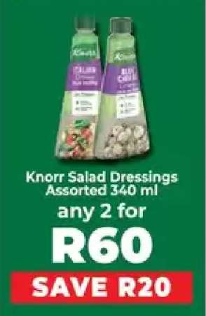 Knorr Salad Dressings Assorted 340 ml