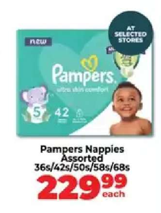 Pampers Nappies Assorted