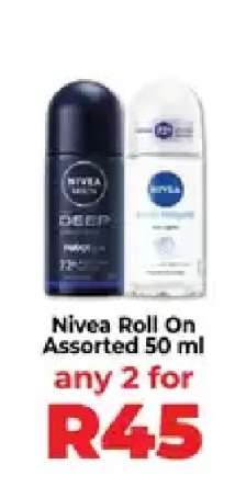 Nivea Roll On Assorted 50 ml