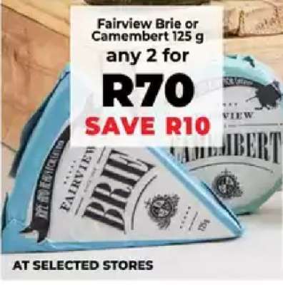 Fairview Brie or Camembert 125 g