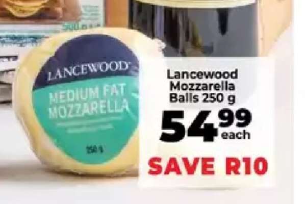 Lancewood Mozzarella Balls 250 g