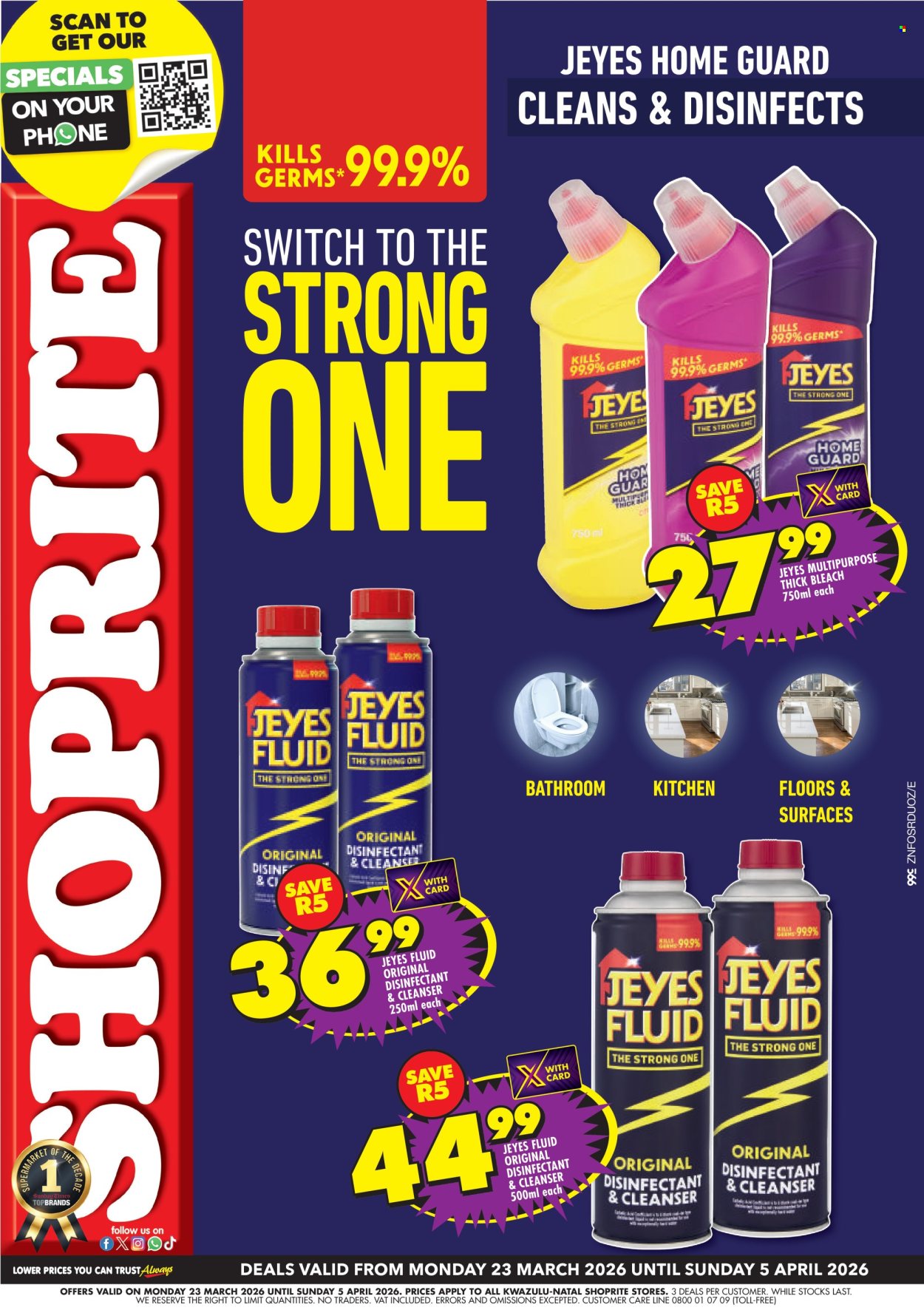 Shoprite specials - 23/03/2026 - 05/04/2026. Page 1