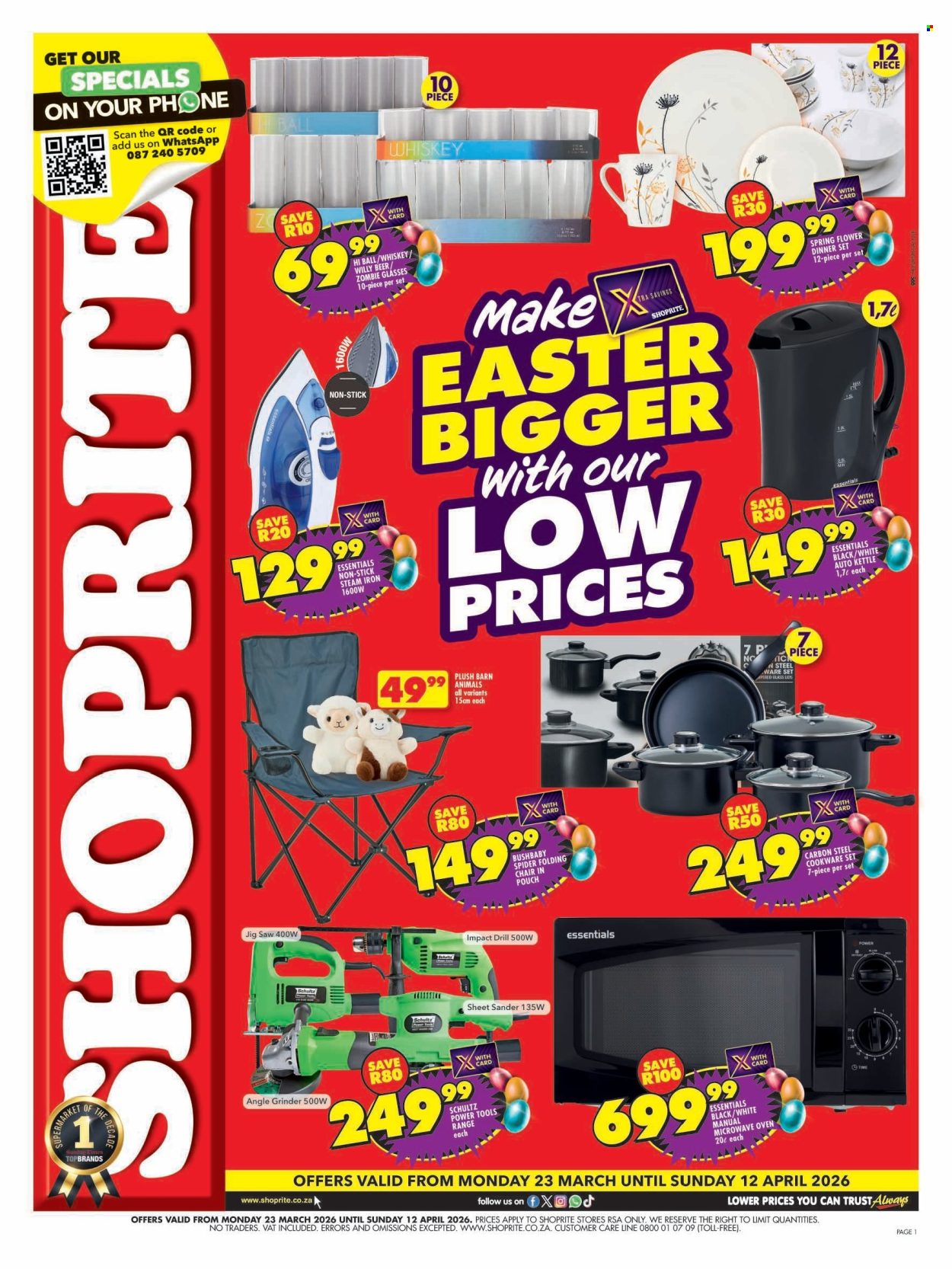 Shoprite specials - 23/03/2026 - 12/04/2026. Page 1