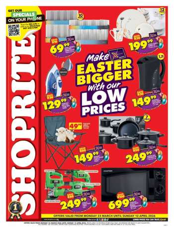 Shoprite catalogue  - 23/03/2026 - 12/04/2026.