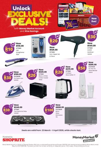 Shoprite catalogue  - 23/03/2026 - 06/04/2026.