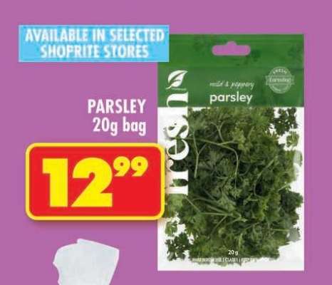 PARSLEY 20g bag