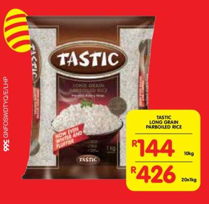 Tastic Long Grain Parboiled Rice