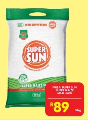 IWISA/SUPER SUN SUPER MAIZE MEAL each
