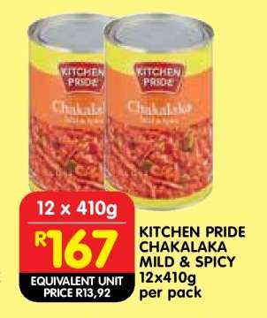 KITCHEN PRIDE CHAKALAKA MILD & SPICY
