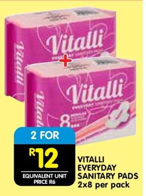 VITALLI EVERYDAY SANITARY PADS