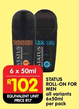 STATUS ROLL-ON FOR MEN