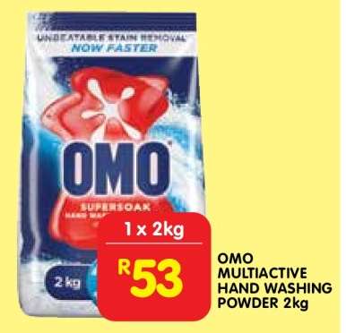 OMO MULTIACTIVE HAND WASHING POWDER 2kg
