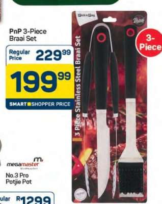 PnP 3-Piece Braai Set