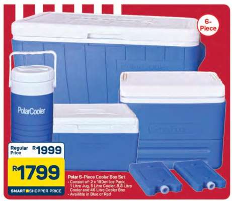 Polar 6-Piece Cooler Box Set