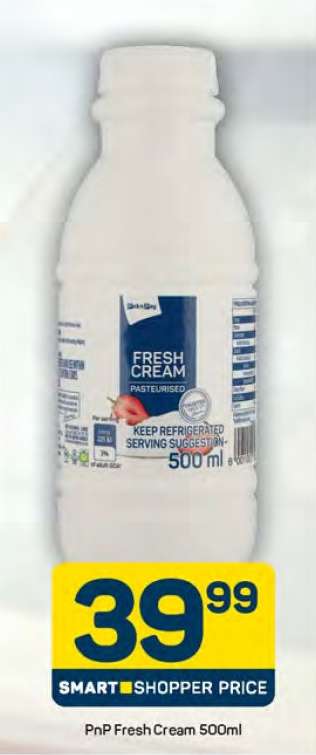 PnP Fresh Cream 500ml