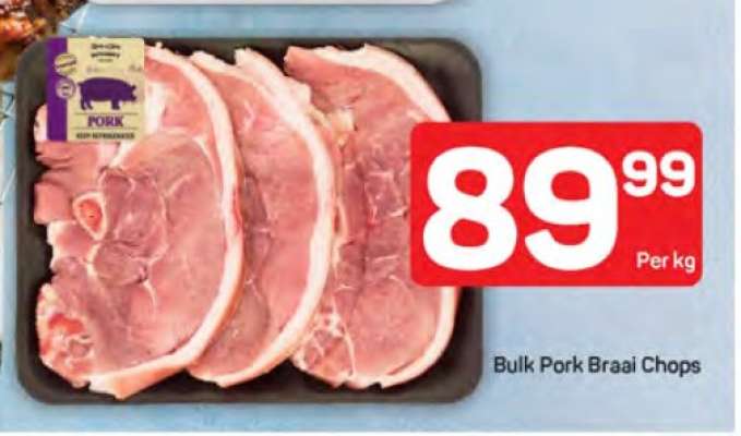 Bulk Pork Braai Chops