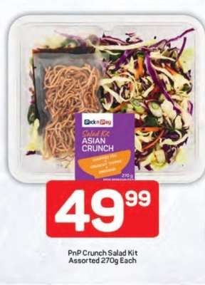 PnP Crunch Salad Kit Assorted 270g Each