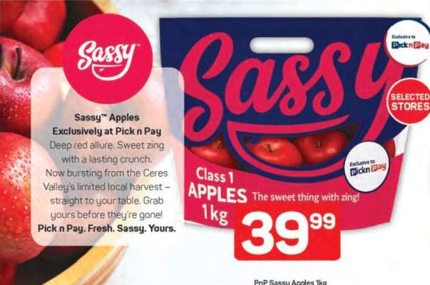 Sassy Apples 1kg