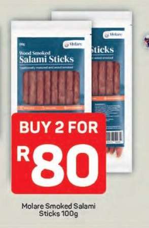 Molare Smoked Salami Sticks 100g