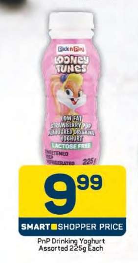 PnP Drinking Yoghurt Assorted 225g Each