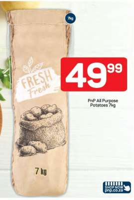 PnP All Purpose Potatoes 7kg