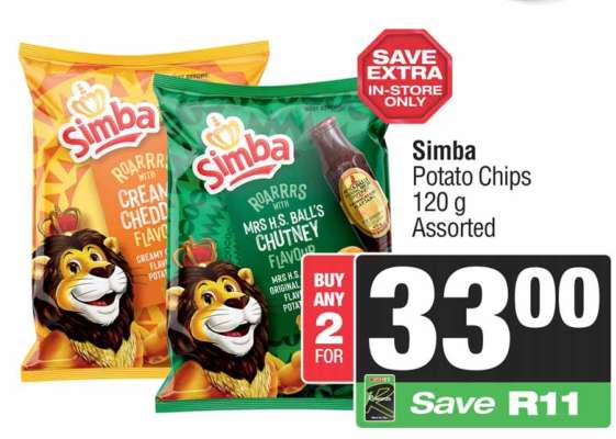 SIMBA POTATO CHIPS