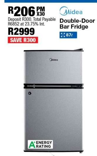 Midea Double-Door Bar Fridge