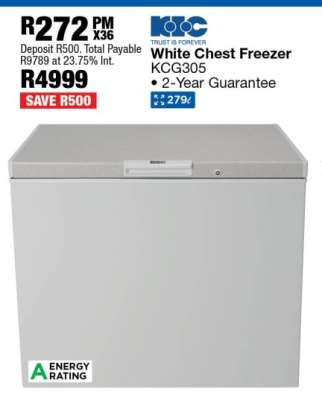 White Chest Freezer