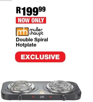 Double Spiral Hotplate