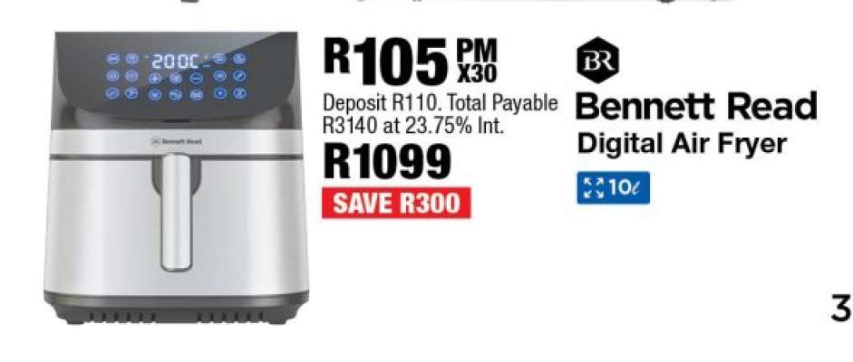 Bennett Read Digital Air Fryer