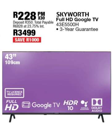 SKYWORTH Full HD Google TV
