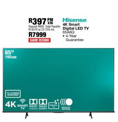 Hisense 4K Smart Digital LED TV