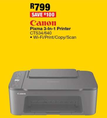 Canon Pixma 3-In-1 Printer