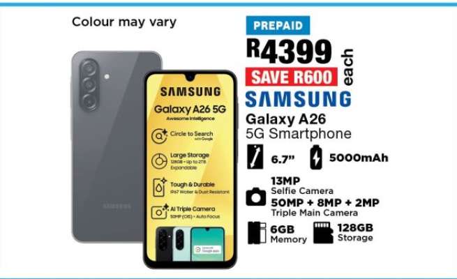 Samsung Galaxy A26 5G Smartphone