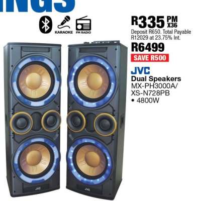 JVC Dual Speakers