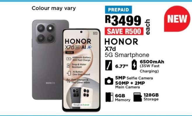 HONOR X7d 5G Smartphone