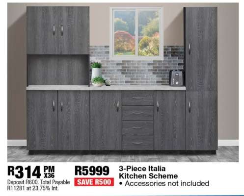 3-Piece Italia Kitchen Scheme