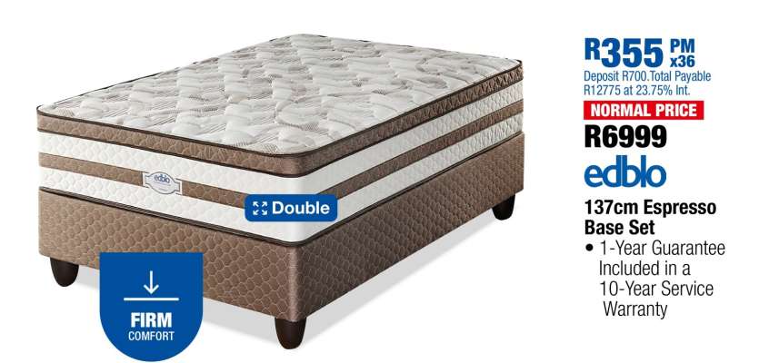 137cm Espresso Base Set