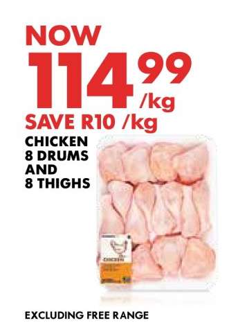 Chicken 8 Drums and 8 Thighs