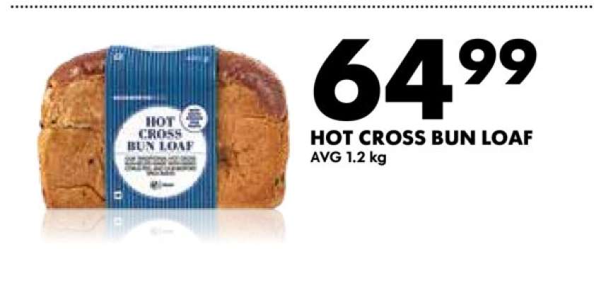 HOT CROSS BUN LOAF