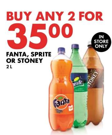 Fanta Sprite or Stoney