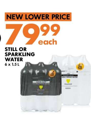 Still or Sparkling Water