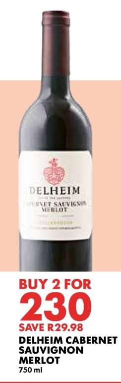Delheim Cabernet Sauvignon Merlot