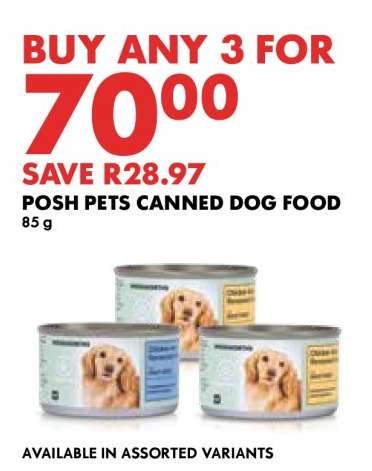 Posh Pets Canned Dog Food