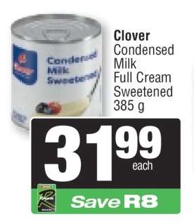 CLOVER Condensed Milk